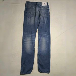 US POLO ASSAN Blue Cotton Jeans