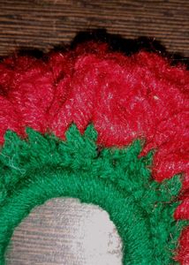 Red Crochet Hair Tie