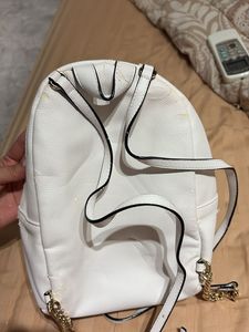 Victoria&#39;s Secret White Mini Backpack