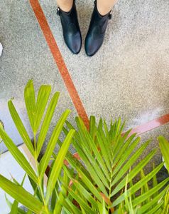 Black Ankle Boots with Tassels