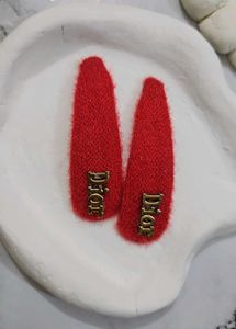 Dior Hairclip With Branding Name