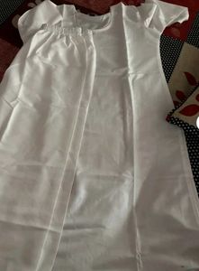 plain White Kurta Set