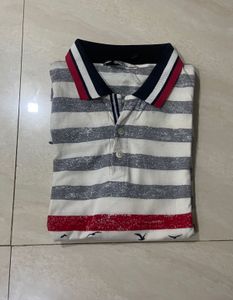 👕Men’s T-shirt White N Grey 👕