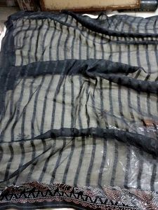 Elegant Black Embellished Saree