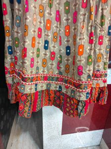 Ethnic DressGown With Free 💄&amp; hair Accesso