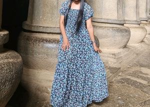 Beautiful Floral Gown