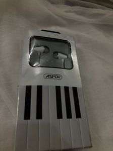 ASPOR White Earphones