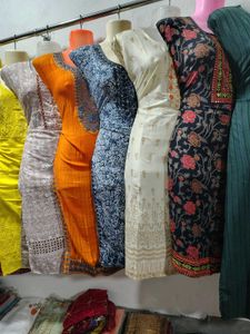 New Kurta Only ₹350 Embroidered And Sequence Work