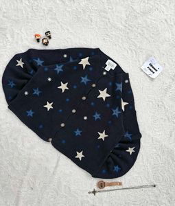 Y2K Starry Cardigan