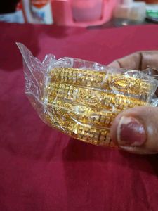 New Gold Bangles 2.4 Size
