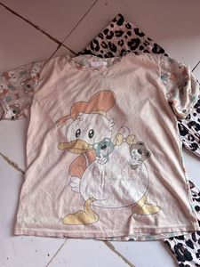 Cute Animal Print Pajama Set