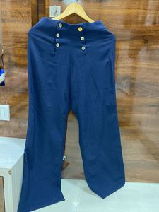 Sassafras Navyblue Trouser Women