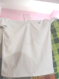 H&amp;M White Polo Shirt