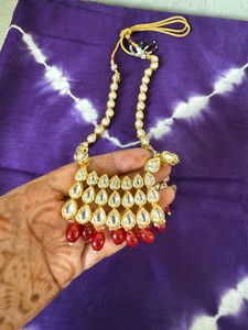 Raani haar &amp; Long Kundan Necklace