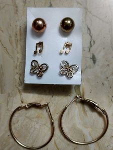 4 Earrings set