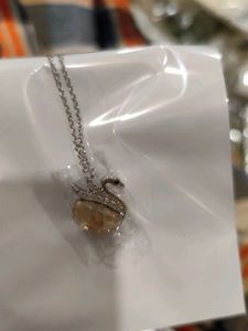Swarovski Beige Duck Pendant