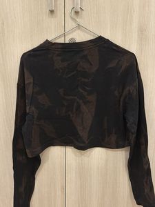 Brown Bkack Marbel Top (xs-s)