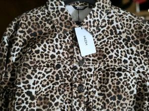 New Leopard Print Crop Jacket