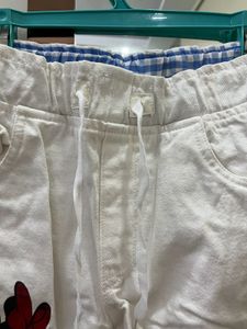 Chic White Denim Pant