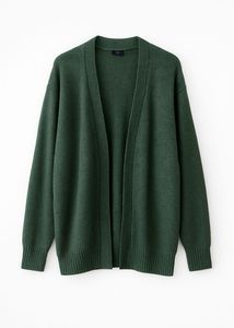 Forest Green Cardigan From Darjeeling