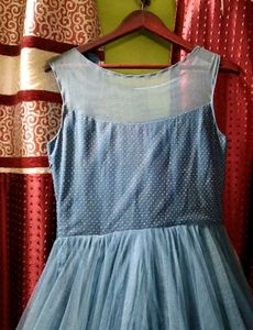 Elegant Blue Ethnic Gown