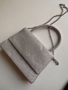 Silver Sling Bag