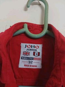 Red Shirt For 10-11y Boy