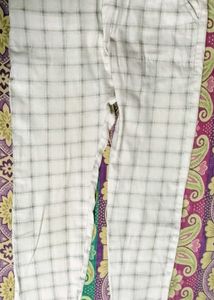 Checked Pant | Cotton Material