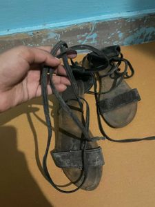 Black Gladiator Sandals
