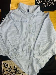 Striped Button-Down Shirt