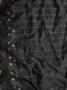 Silk Dupatta With Organza Embroidery Boarder On Al