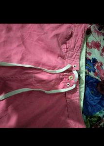 Pink Casual Shorts