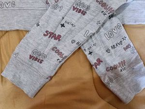 Cute Printed Zip-Up Hoodie