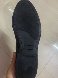 Black Lace Up Formal Leather Shoes For Men