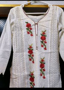Pakistani Suit With floral Embroidery