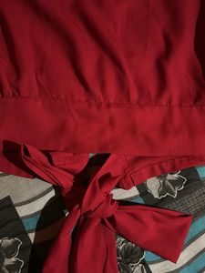 Red Crop Top
