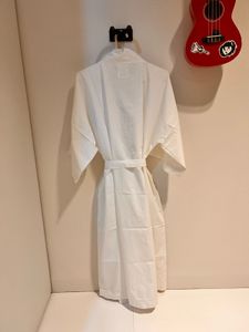classy white robe