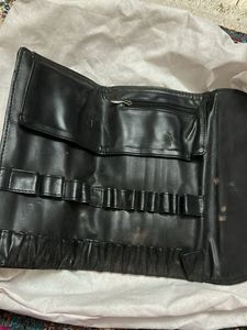 Black Makeup Brush Holder Roll