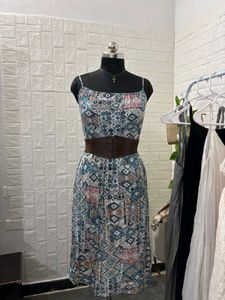 Boho-Inspired Printed Summer Dress