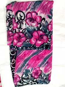 Floral Print Saree