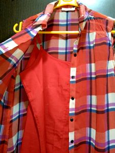 Shrug With Strip Top ❤️