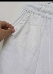 Non Transparent Linen Trouser