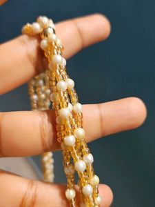 Gold Beaded Potli Bag