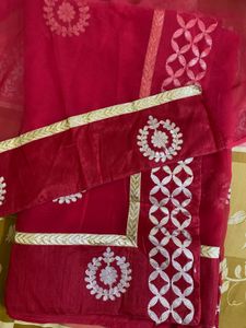 New Elegant Red Saree