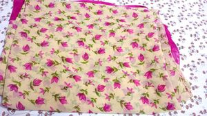 Floral Print saree