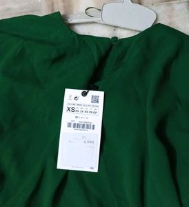 Emerald Green Layered Blouse