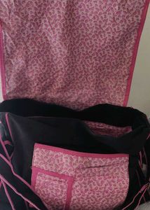 Baby Phat Black &amp; Pink Shoulder Bag