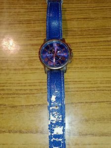 Vintage Geneva Blue Watch
