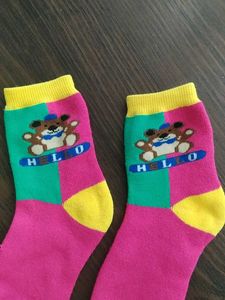 Vintage &#39;HLO&#39; Bear Socks