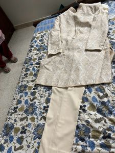 Resham Embroidered Achkan Zardozi Collar Tasva